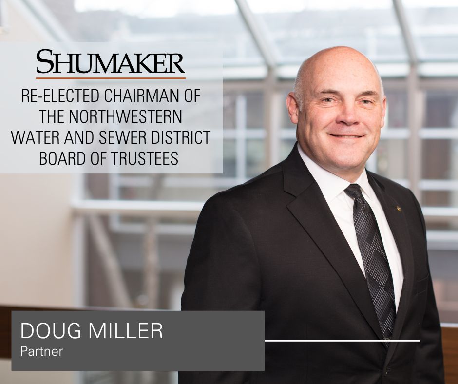 Doug Miller Re-elected to Northwestern Water and Sewer District Board of Trustees for Third Term